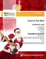 Carol of the Bells - Pentatonix style - Saxophone Quartet - F P.O.D cover